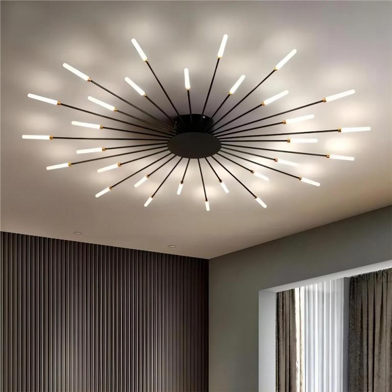 Modern Sputnik Fireworks Flush Mount Ceiling Light K27