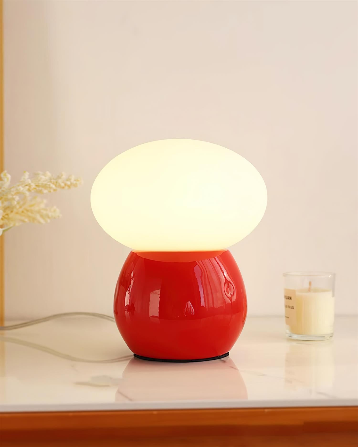 Modern Cream Style Mushroom Table Lamp K684