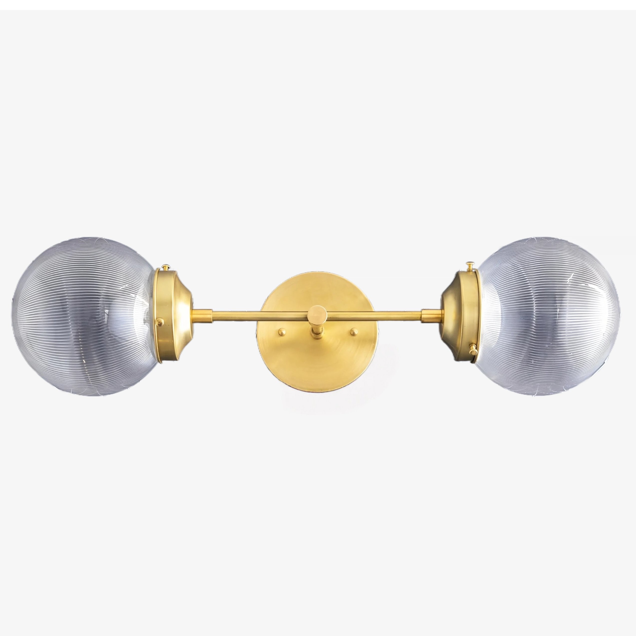 Lumio Globe Versatile Vanity Sconce - Dimmable Light for Bathroom and Hallway Use K1549