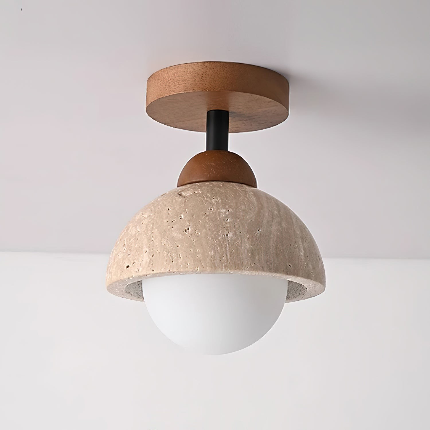 Vintage Travertine Aisle Ceiling Lamp K361