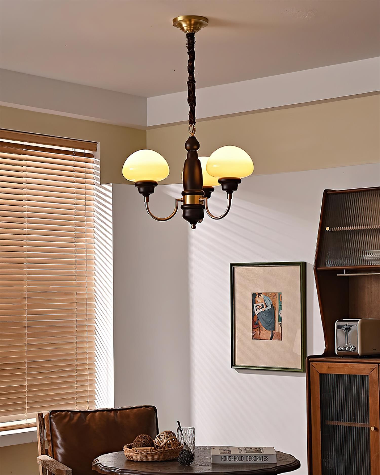 American Retro Mushroom Chandelier K543