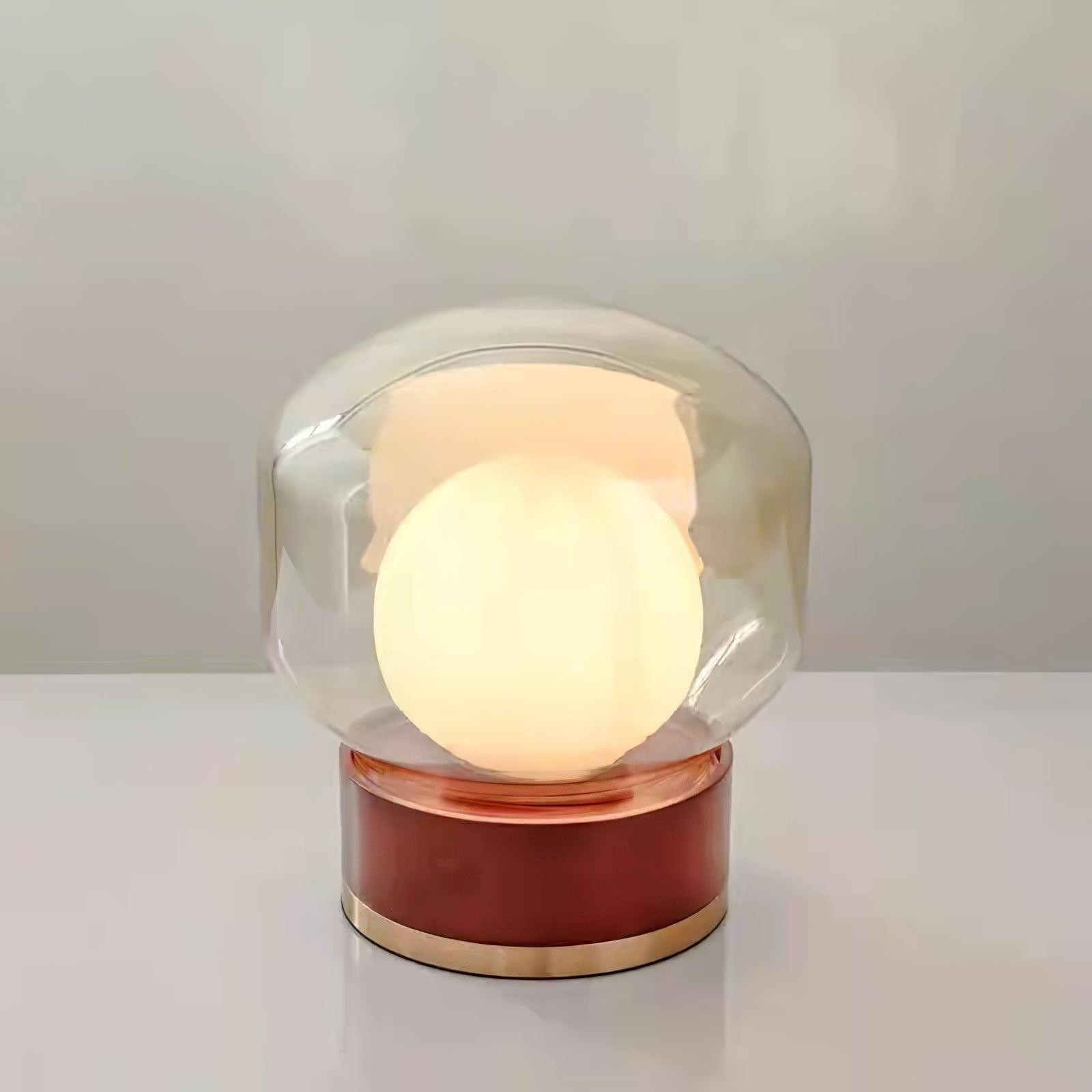 Simple Creative Wood Orb Table Lamp K628