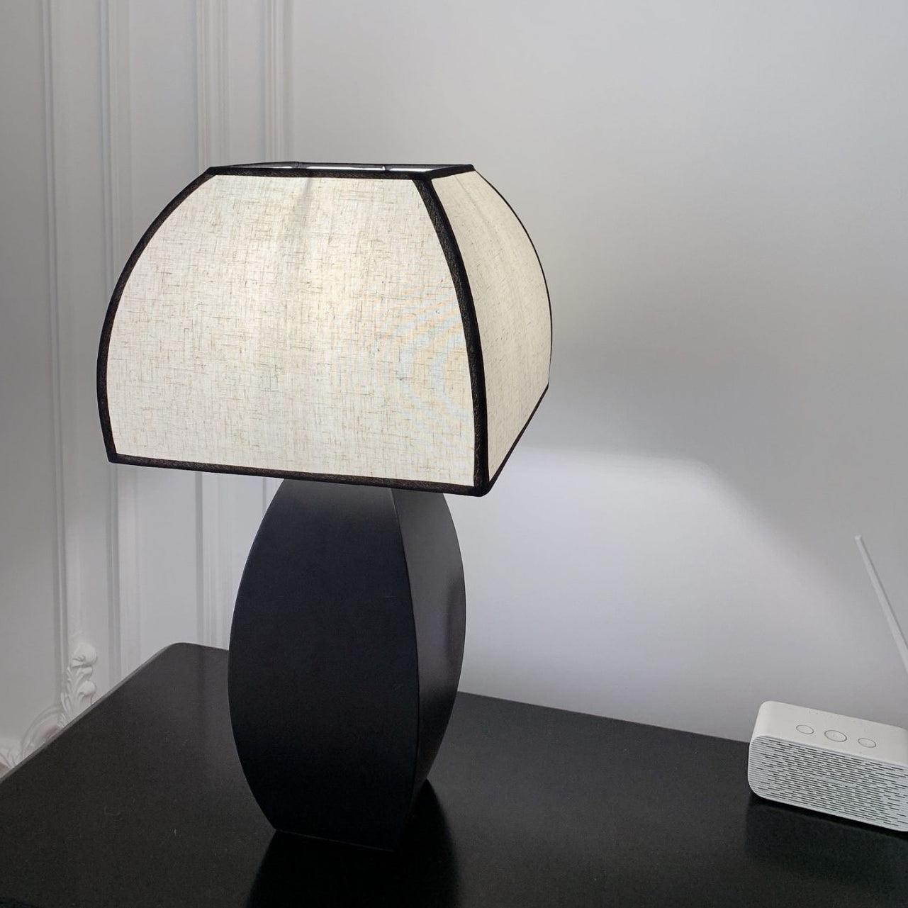 Retro Metal Mushroom Fabric Table Lamp K430