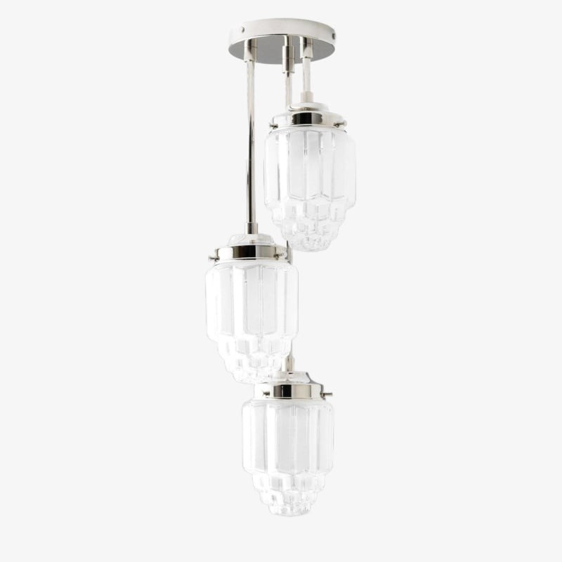 Tierlux Glass Pendant Light - Art Deco Globe Design K1525