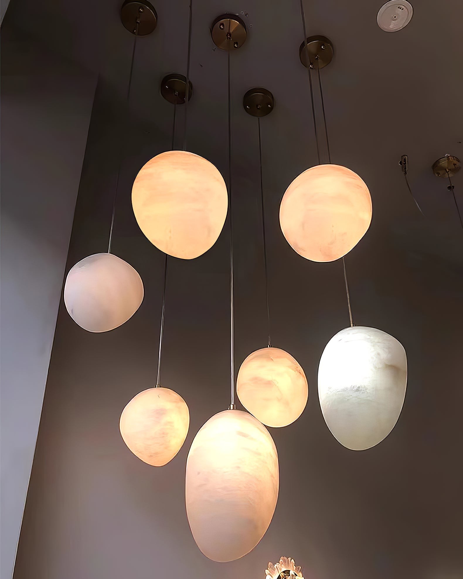 Pebbles Alabaster Pendant Lamp K584