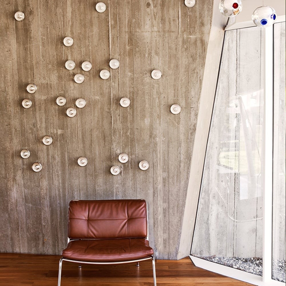 Modern Outdoor Glass Circle Wall Light K212