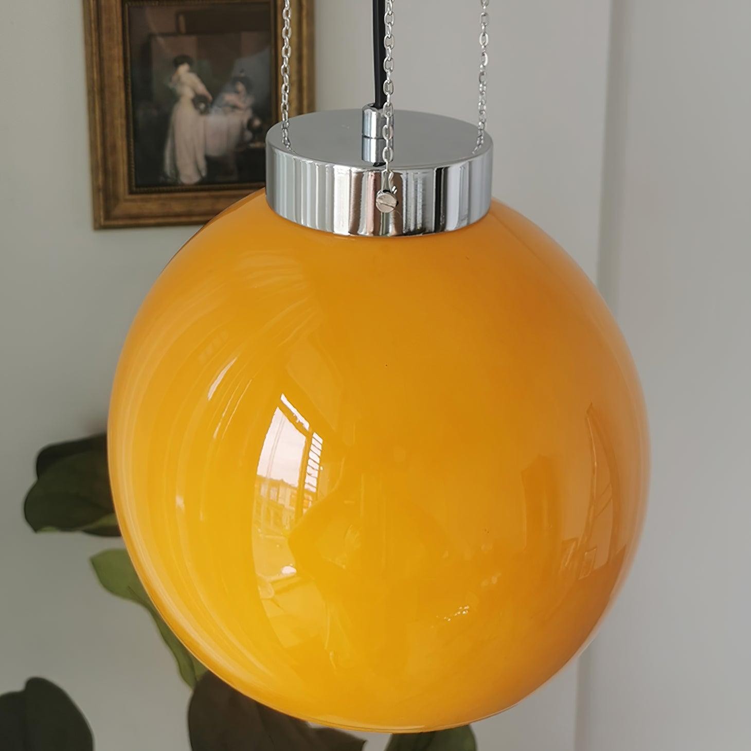 Vintage Bauhaus Creative Hemispherical Pendant Light K458