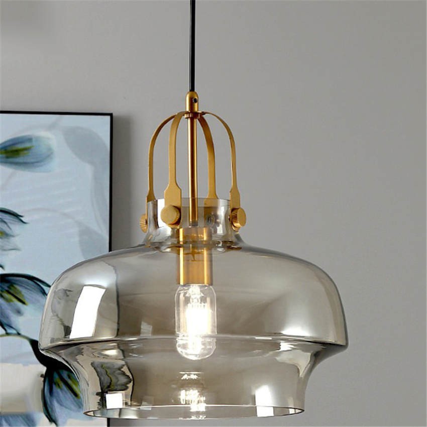 Modern Unique Shaped Fish Tank Glass Pendant Light K1226