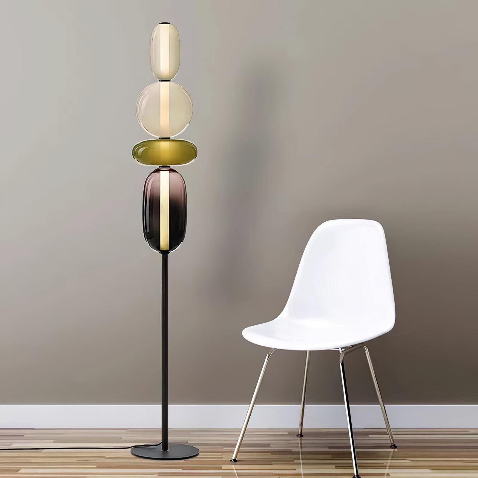 Nordic Creative Minimalist Luxury Glass Floor Light For Living Room K290