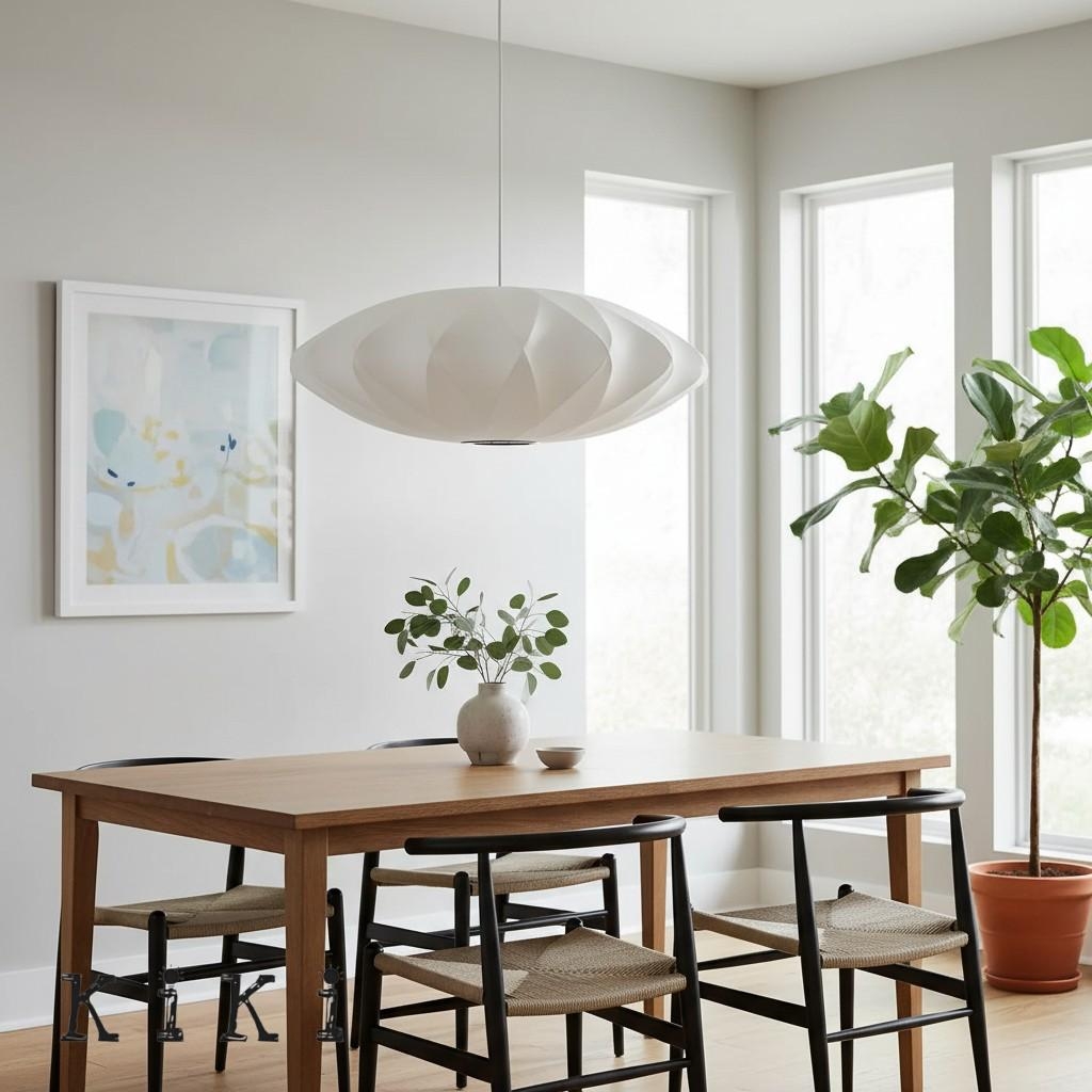 Classic Nelson Pendant Lamp - Lightweight Geometric Pendant Light for Home Spaces