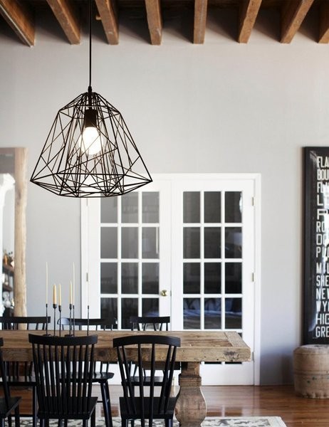 Cage Light Frame Pendant Lamp