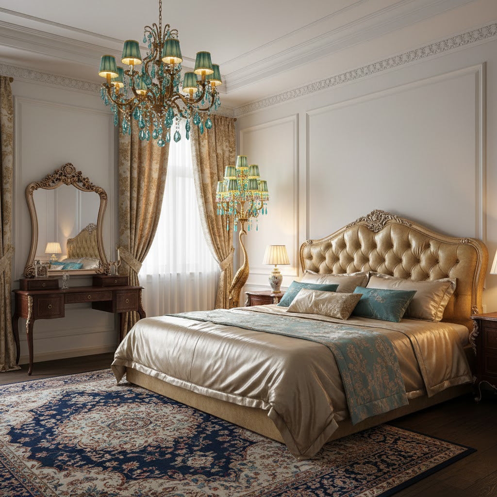 Perky Peacock Floor Lamp D761