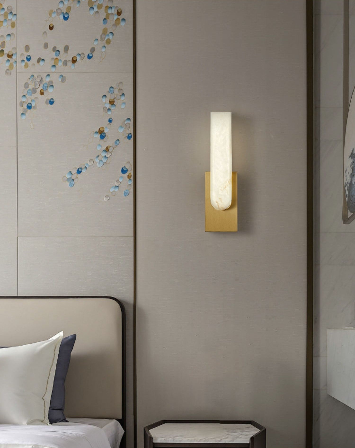 Agatha Alabaster Wall Lamp D395