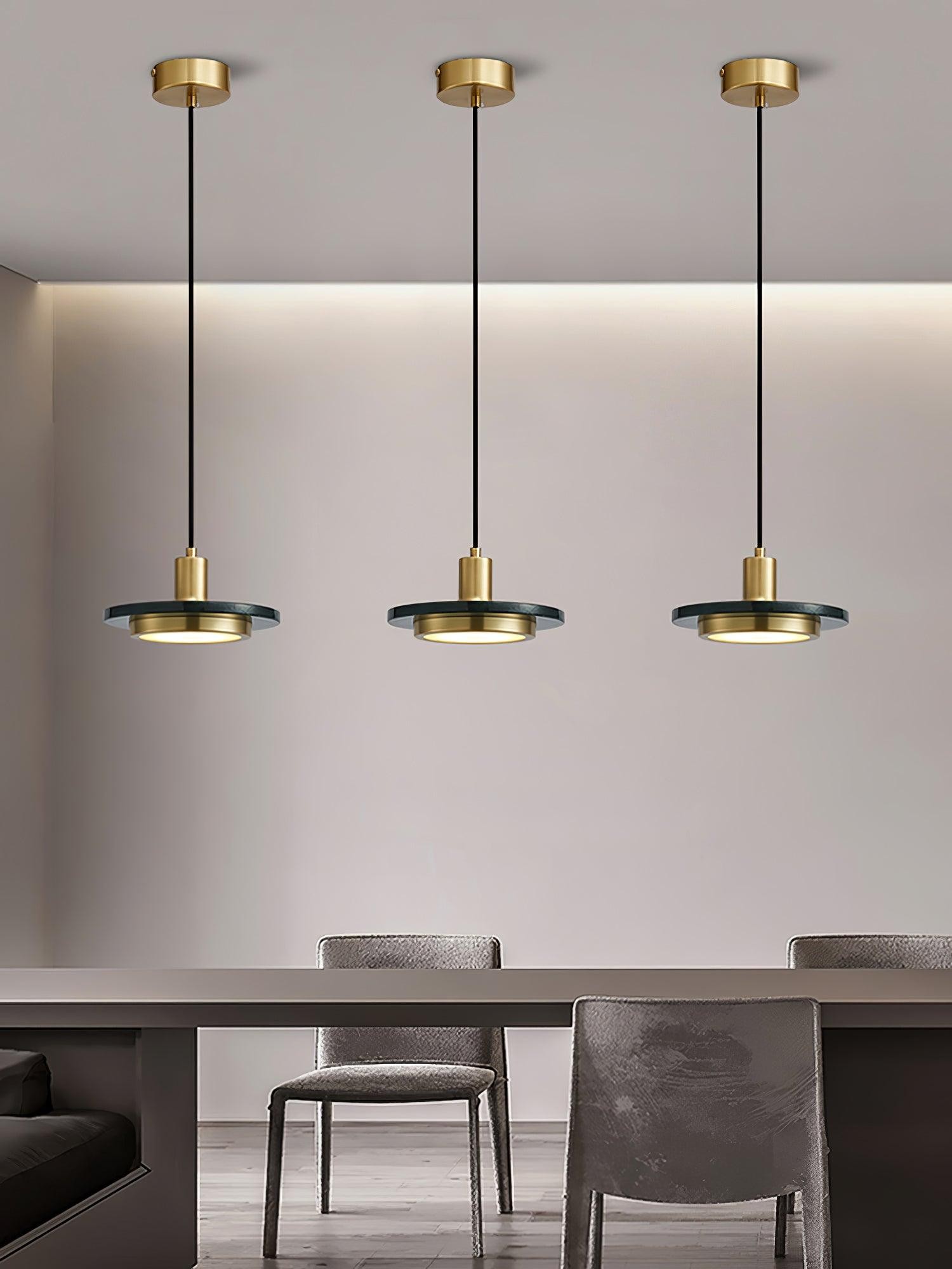 Double Circle Pendant Light K357