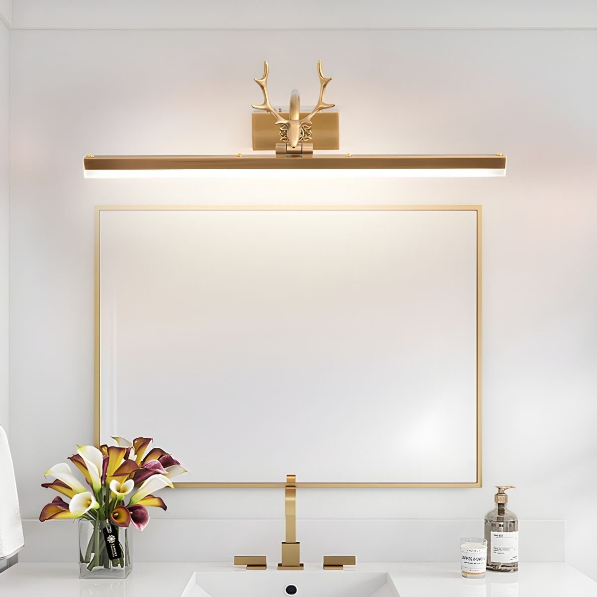 Metal Antler Linear Design Wall Lamp K219