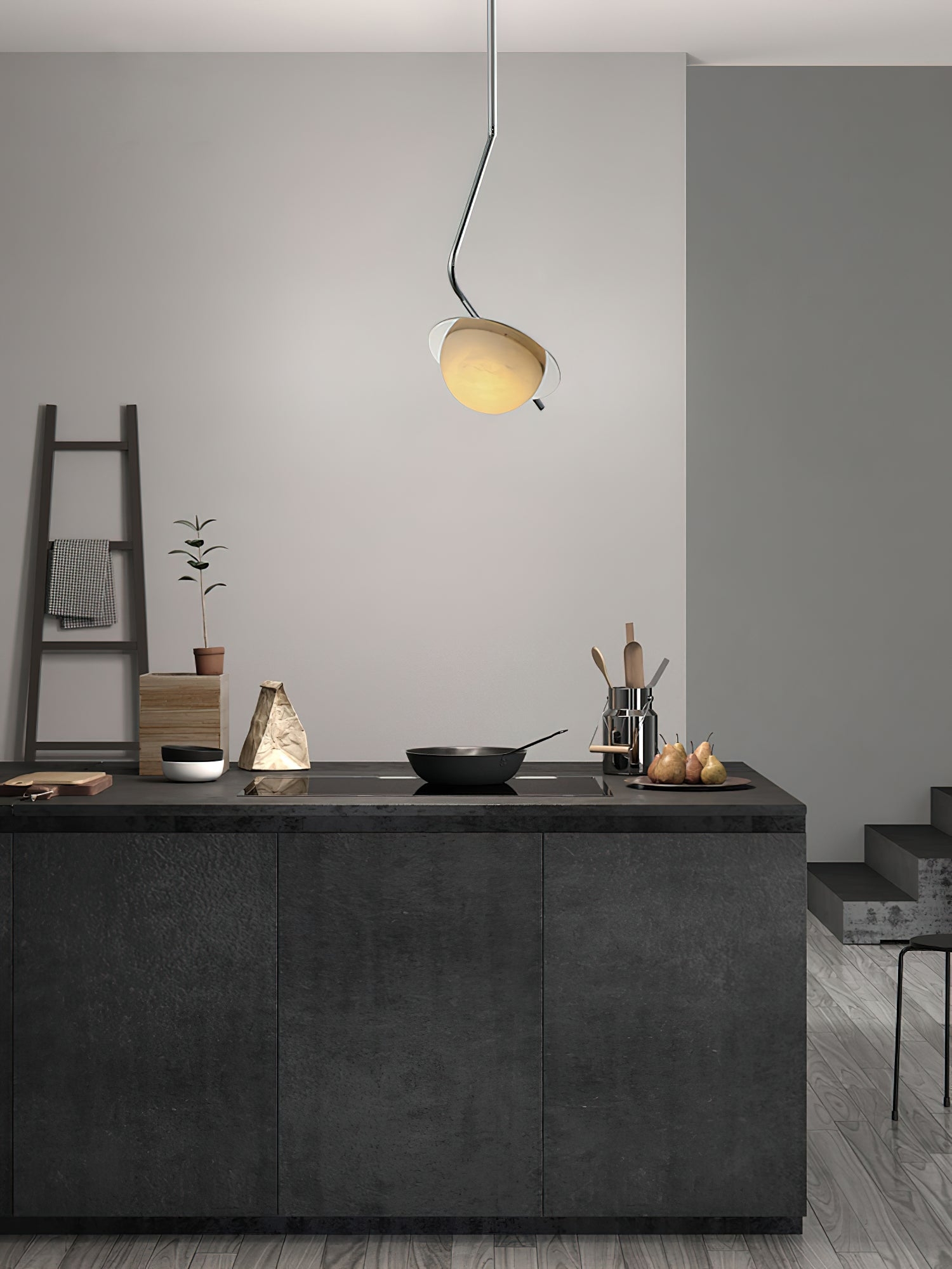 Chic Luminance Alabaster Pendant Light D438