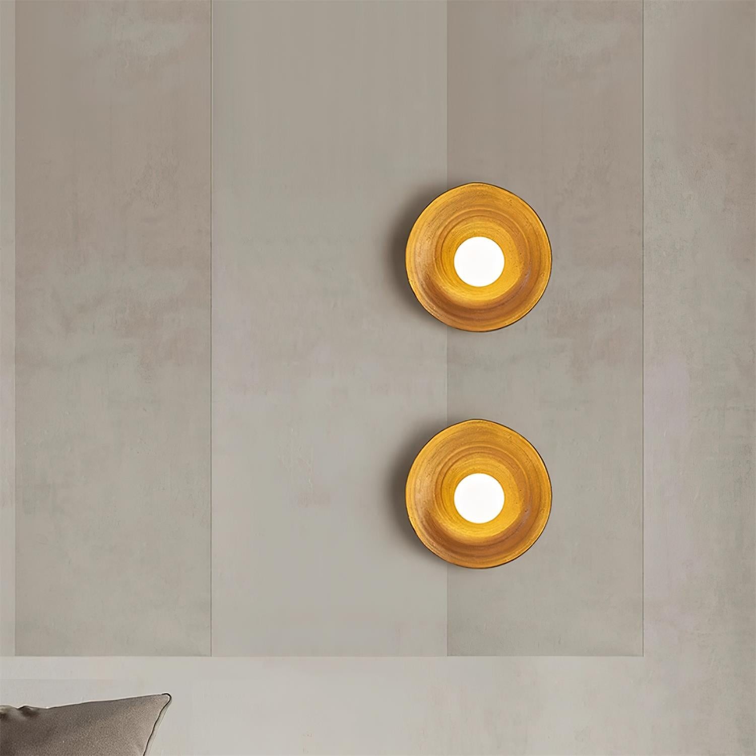Retro Irregular Round Wall Lamp K649