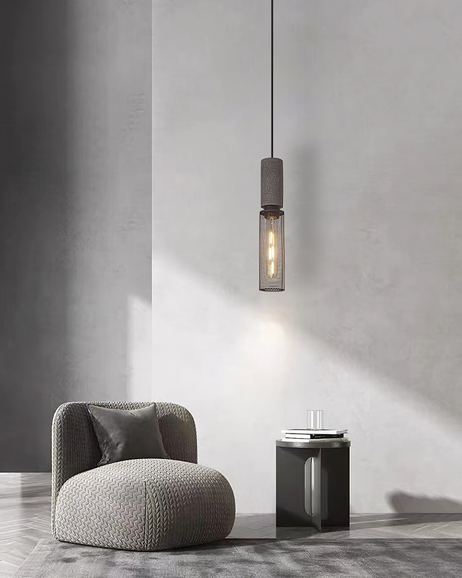 Cement Mesh Pendant Light K308