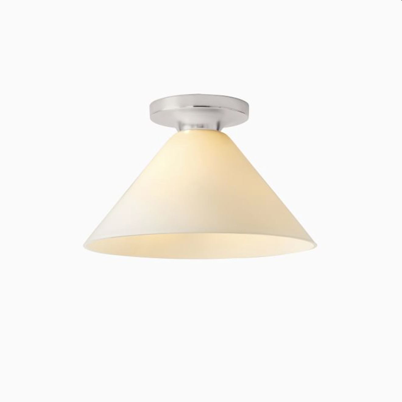 Conica Cone Flush Mount – Glass Ceiling Light for Modern Spaces K1396