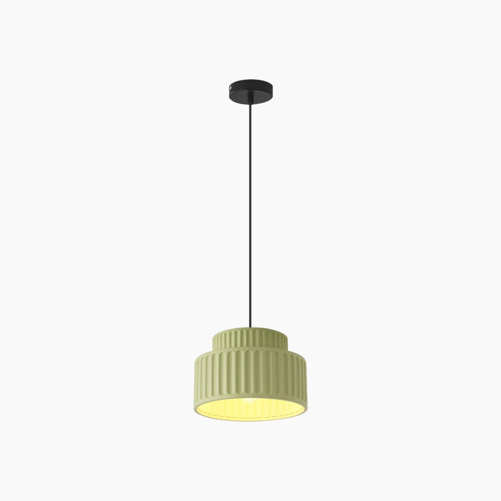 Nordic Cream Style Resin Bowl Pendant Light K177