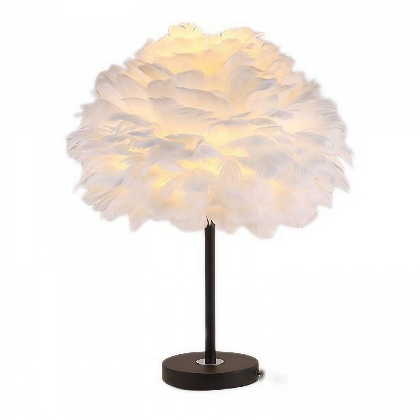 Nordic Style Feather Table Lamp K208