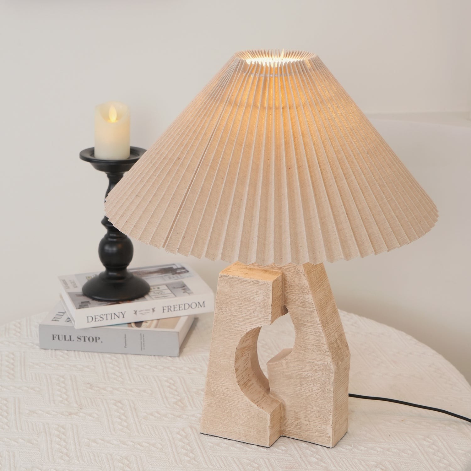 Modern Artistic Stone Pillar Table Lamp K879