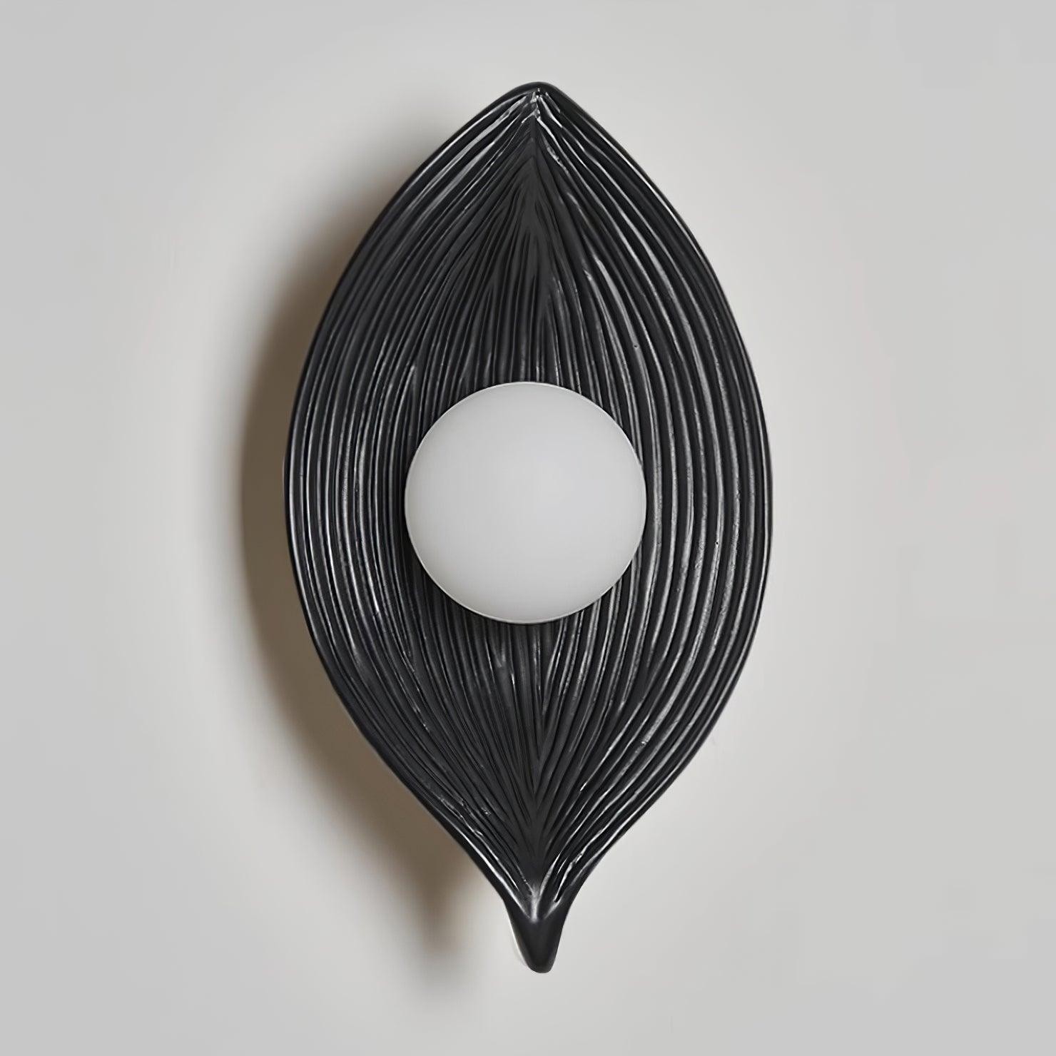 Contemporary Nordic Leaf Resin Wall Light K448