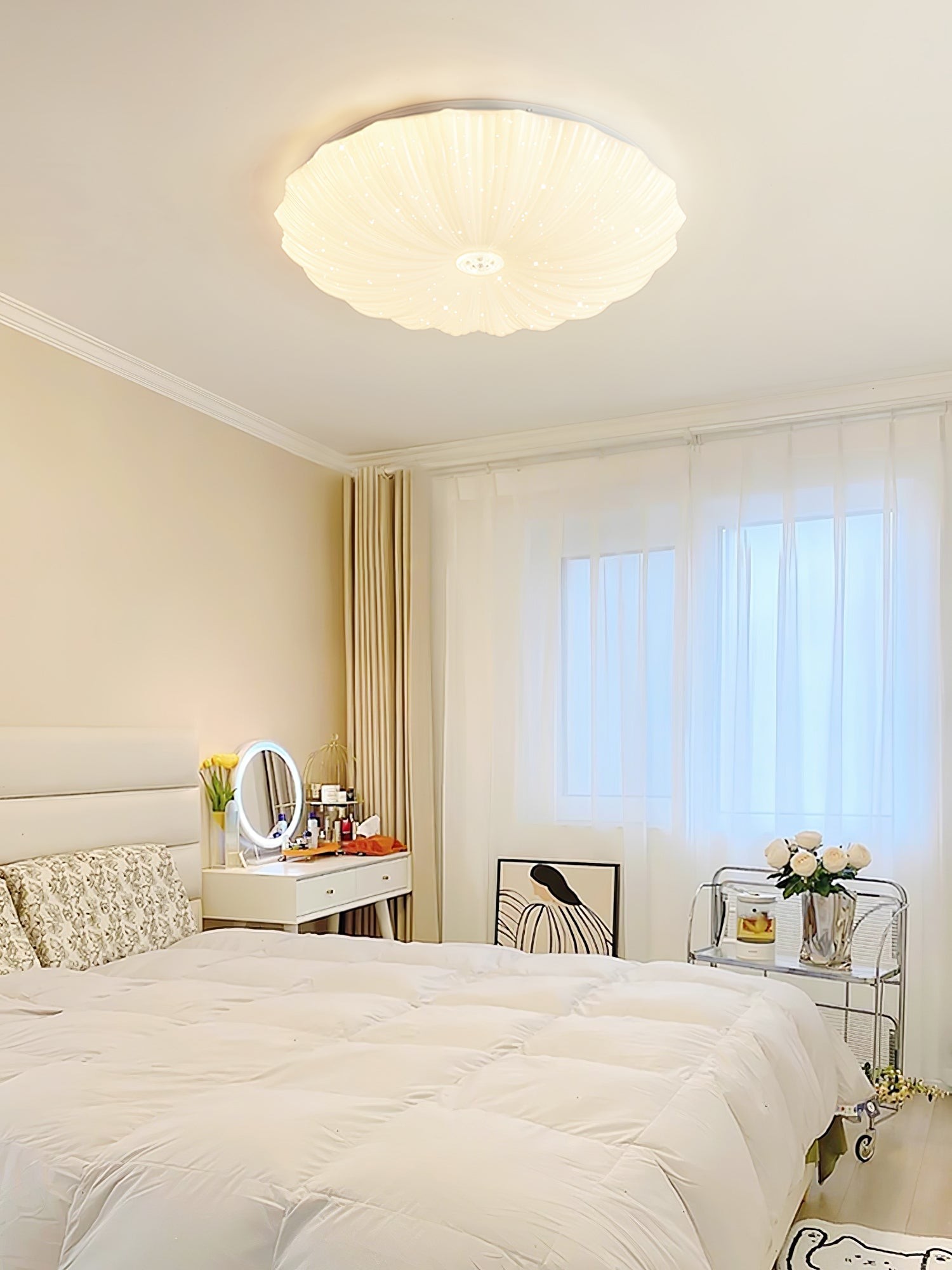 Acrylic Shell Round Ceiling Lamp K662