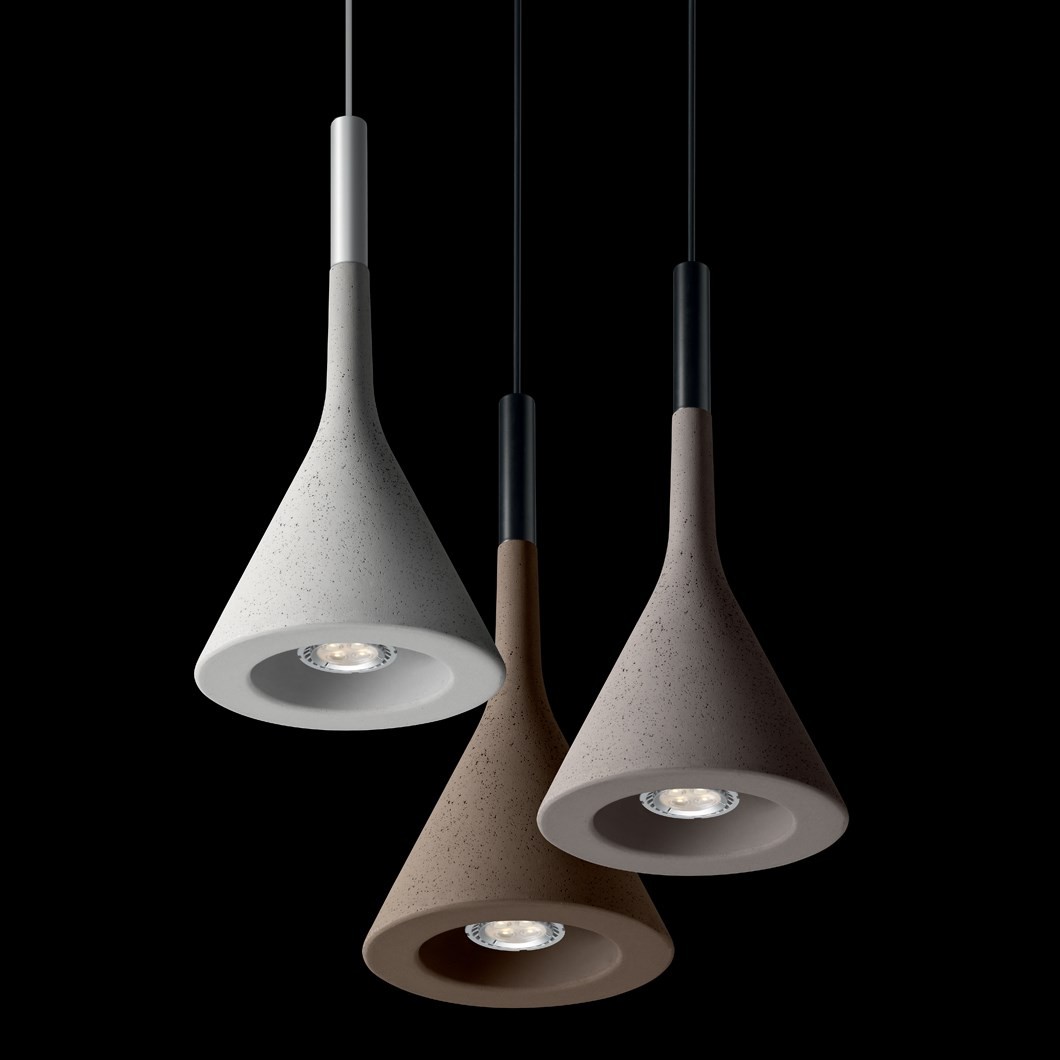 Minimalist Aplomb Pendant Light - Cement Cone Pendant Light for Kitchen Island