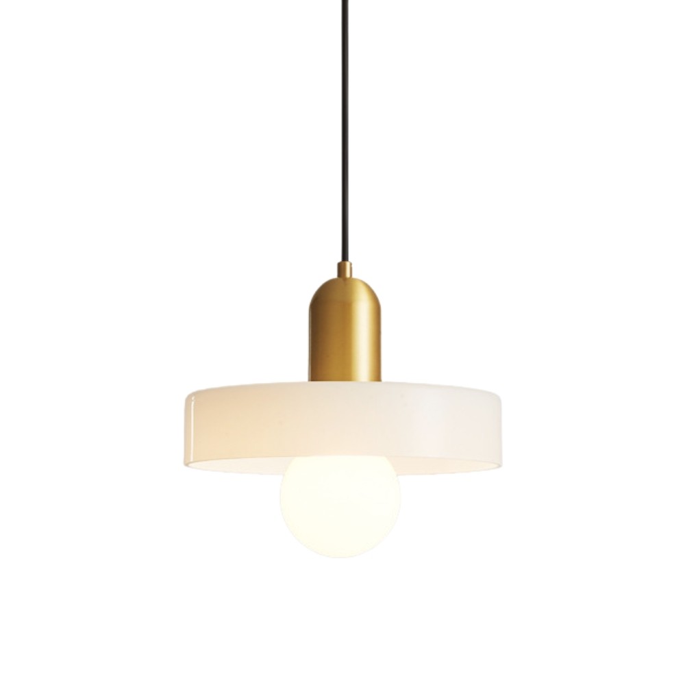 Classic Morandi Brass Disc Orb Pendant Light K928