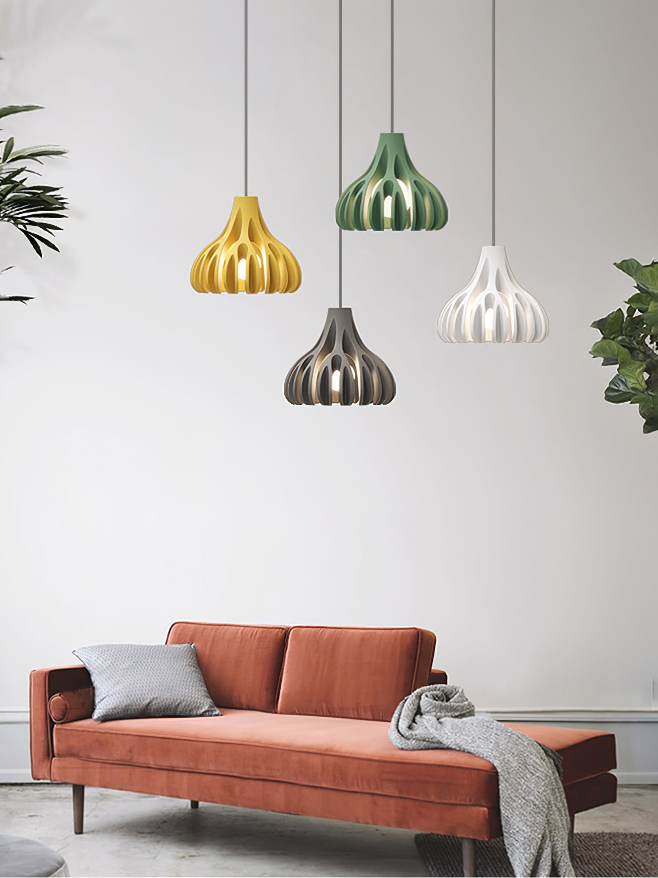 Coral Resin Pendant Lamp K1003