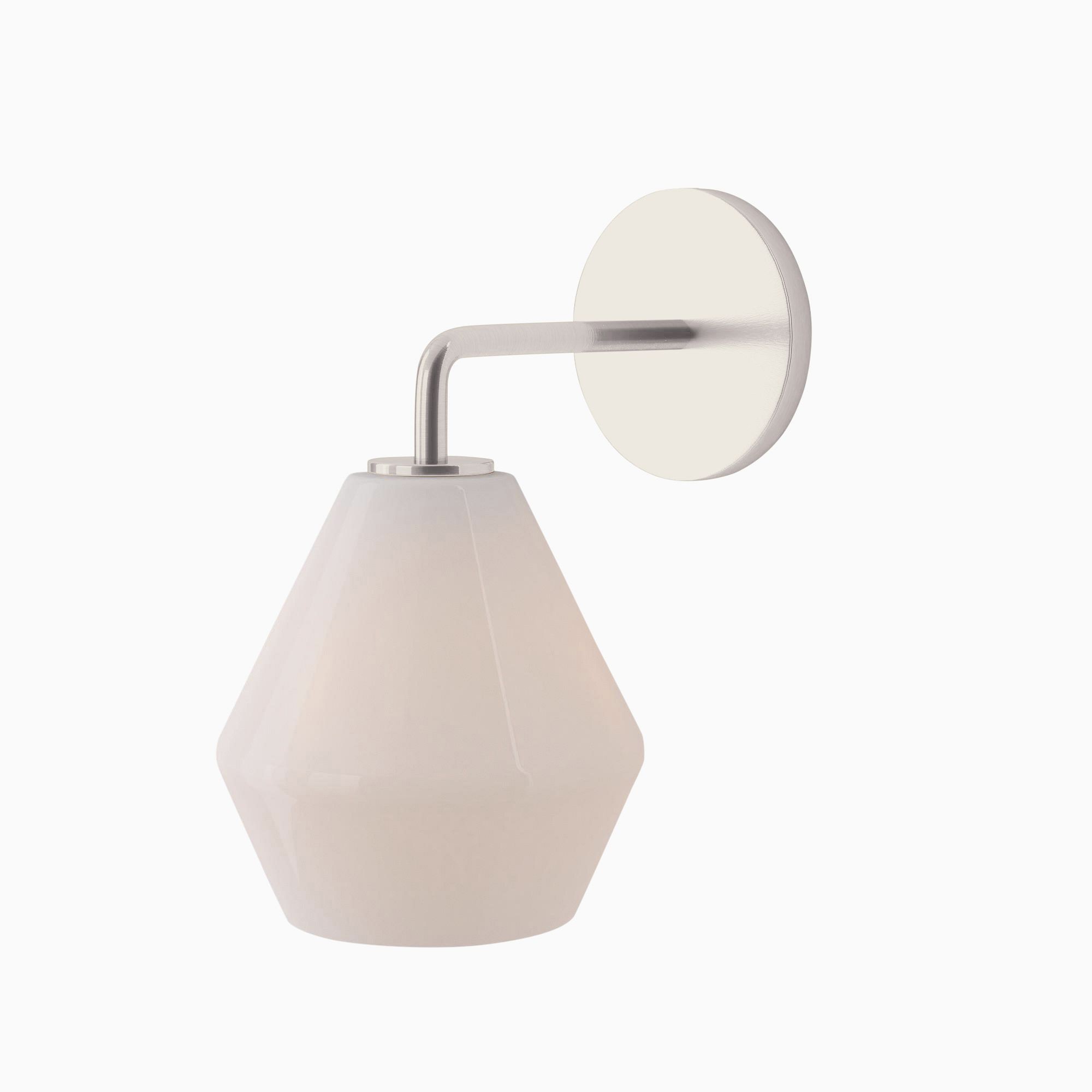Merin Geometric Glass Wall Sconce - Minimalist Fixture for Bedroom K1402