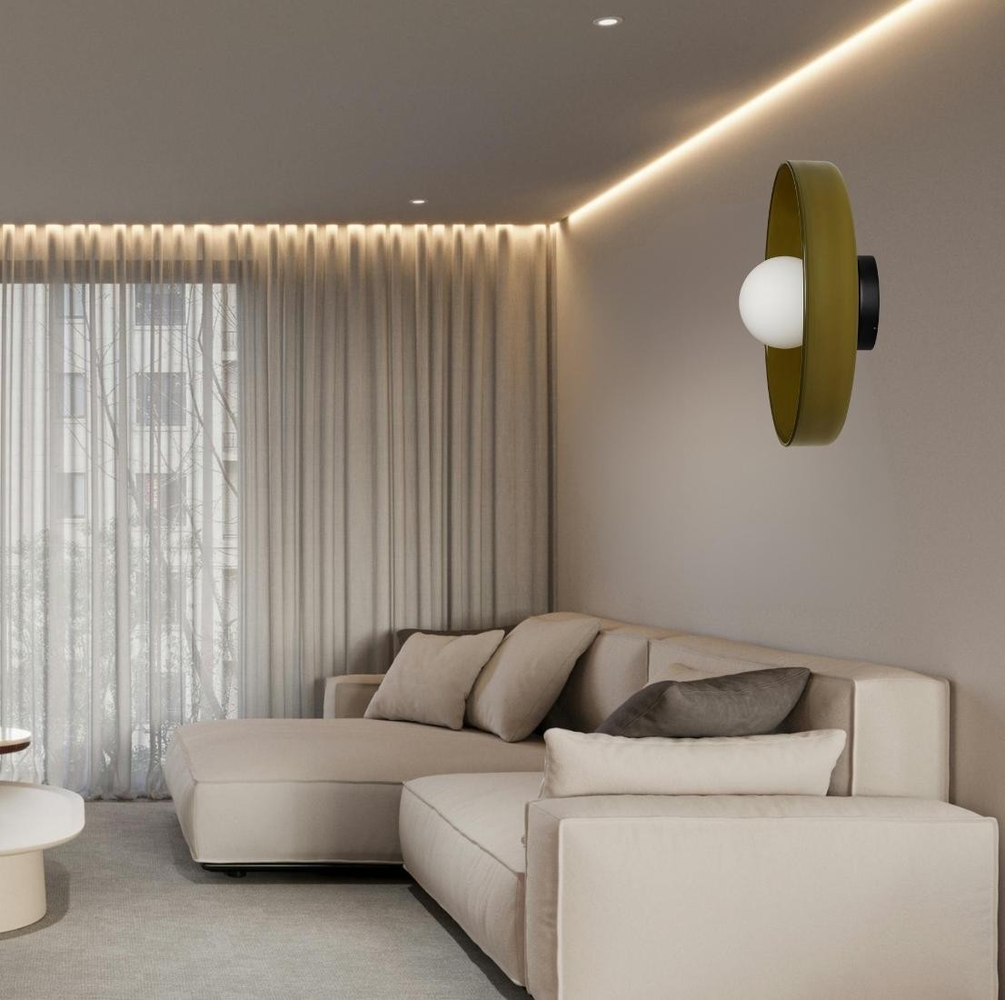 Kalo Modern Minimalist Glass Orb Ceiling Light Wall Light - Decorative Lighting for Bedroom K942