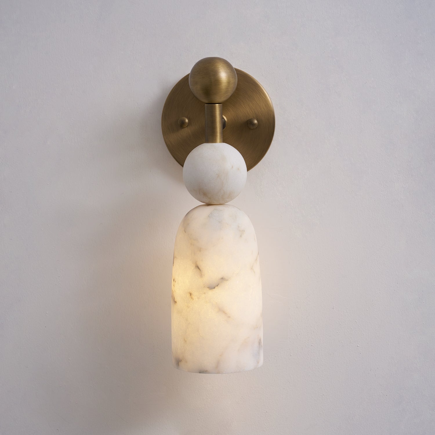 Flume Alabaster Wall Lamp D765