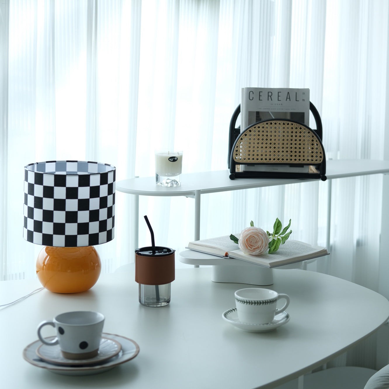 Checkerboard Table Lamp K992