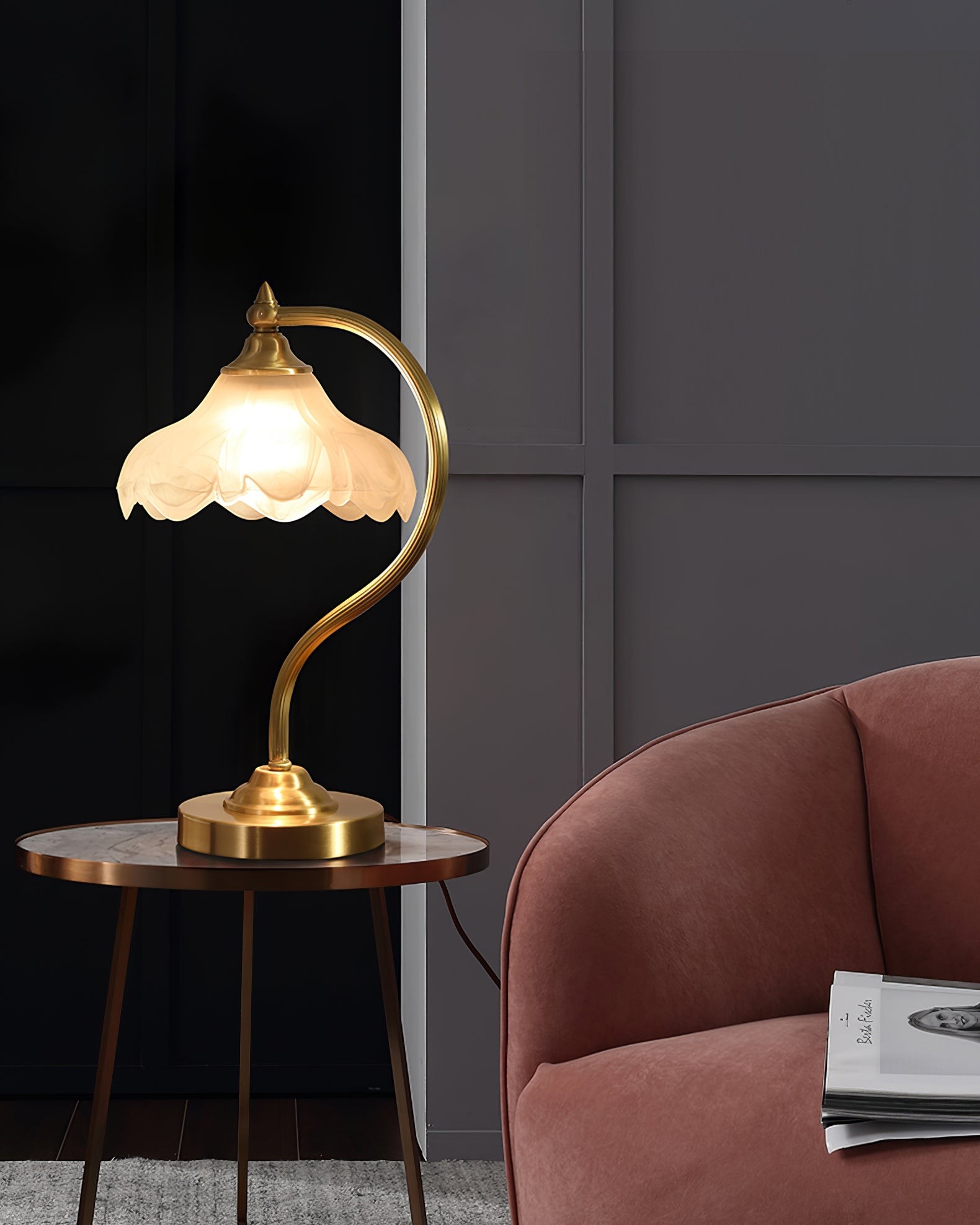 Magnolya Flower Table Lamp K1048
