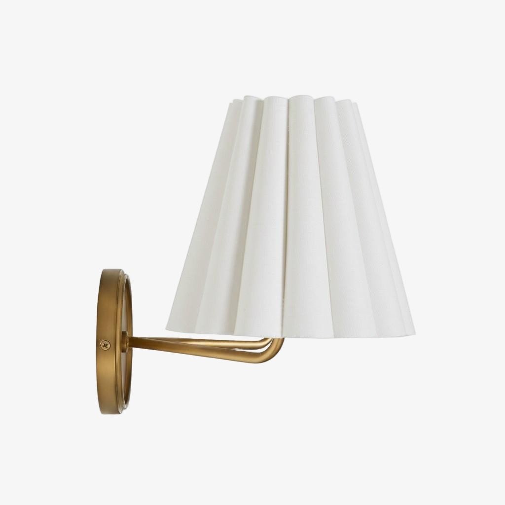 Ruffmeto Modern Pleated Wall Sconce - Decorative Lighting for Interior Spaces K2051