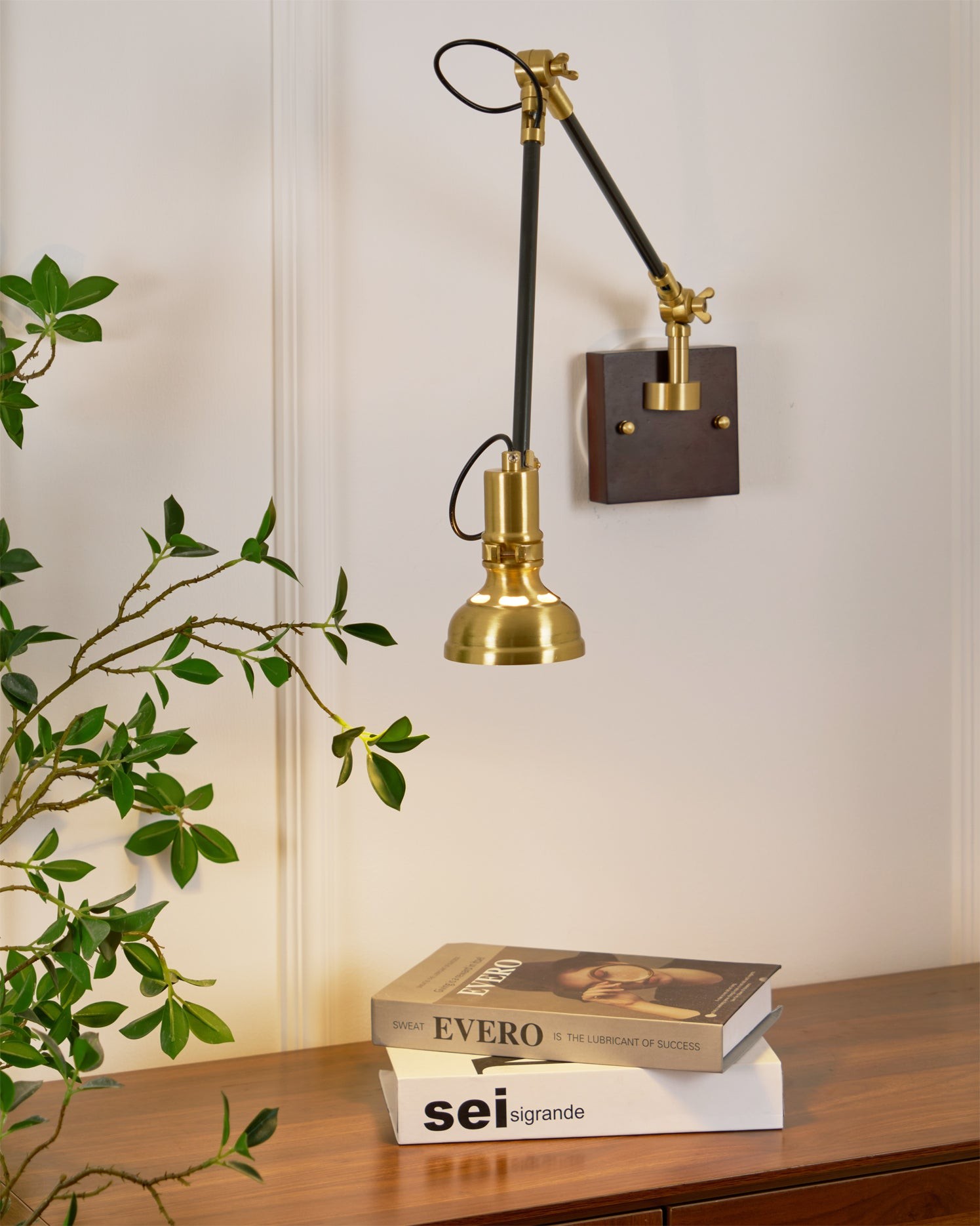 Kane Swing Arm Wall Lamp K1037