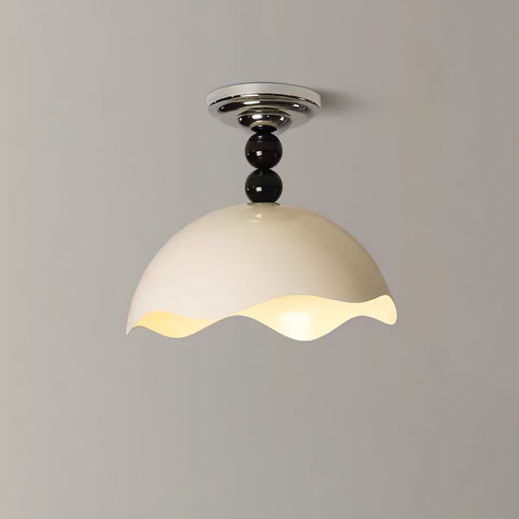 Modern Wave Crest Metal Ceiling Lamp K770