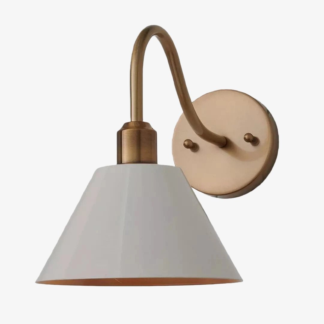 Narix Industrial Wall Sconce - Sleek Tapered Shape for Lounge and Dining Area K2120
