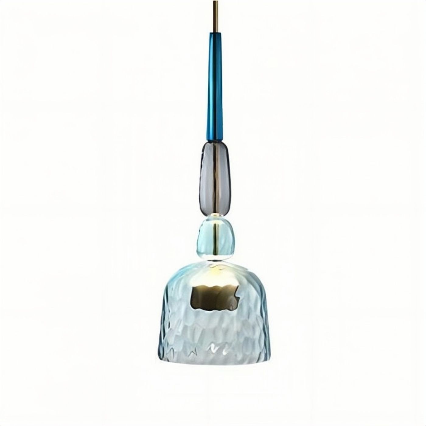 Nordic Macaron Flauti Ribbed Glass Pendant Light K126