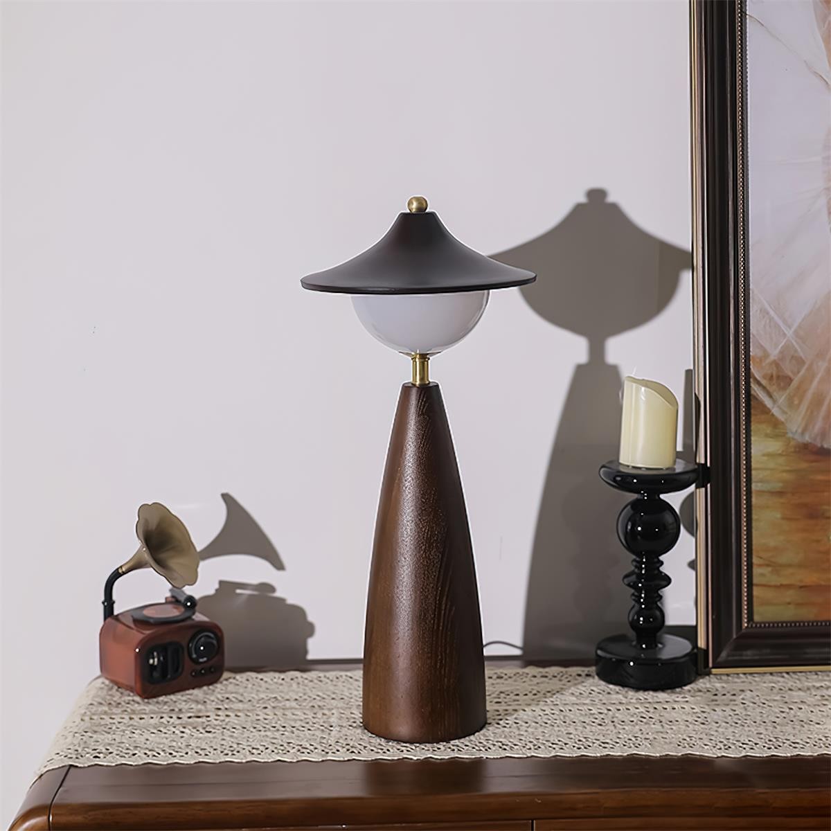 French Retro LED Bedside Table Lamp for Bedroom K719