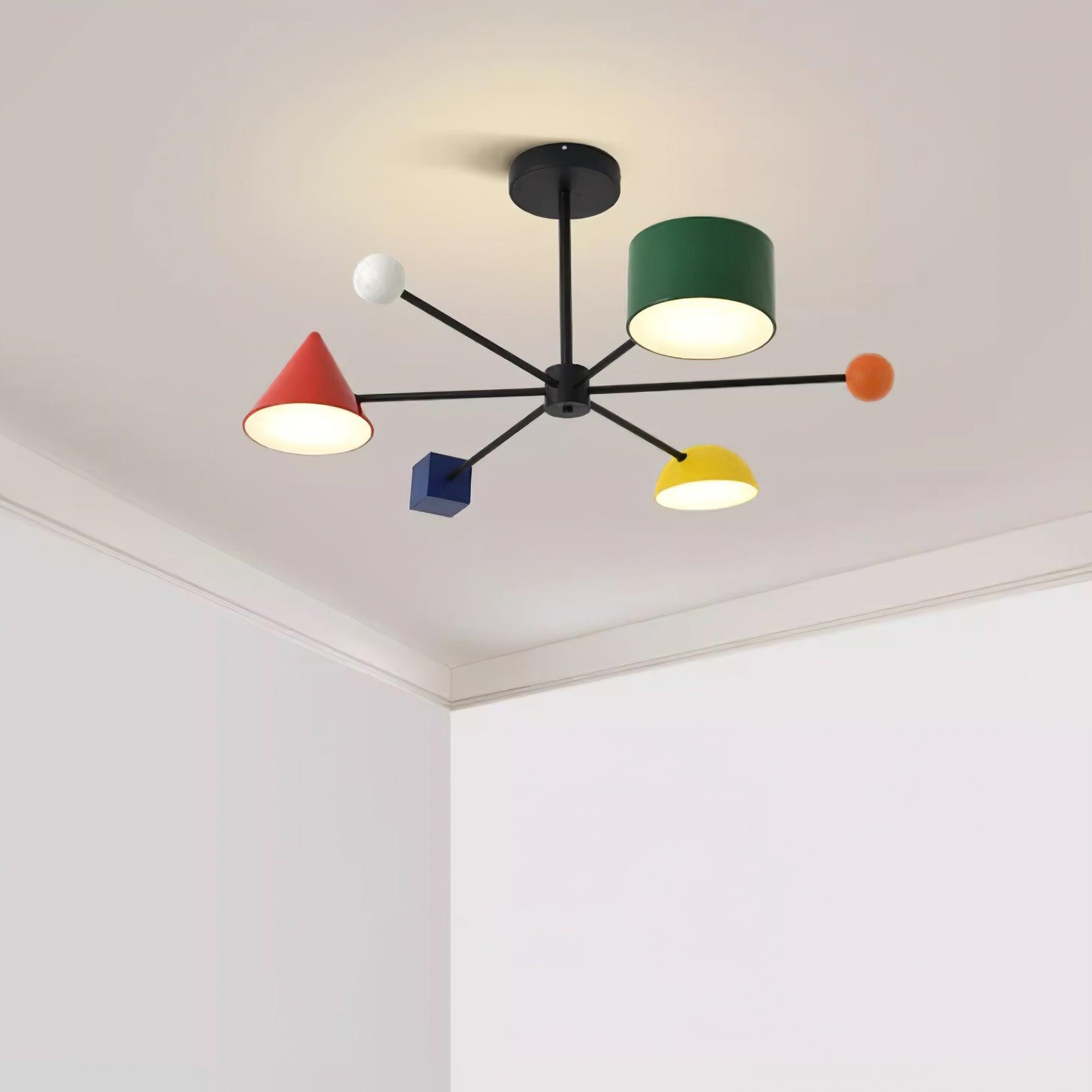 Geometric Colorful Ceiling Light K401