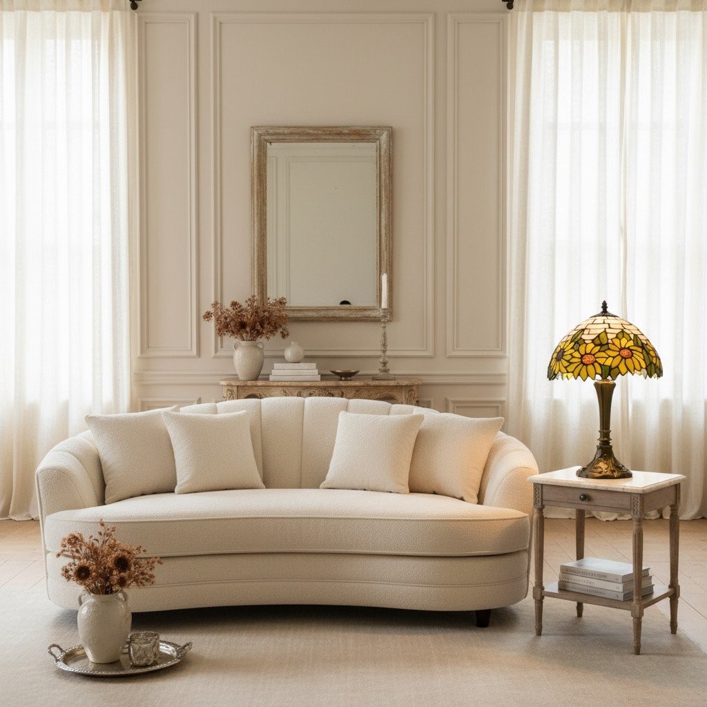 Handcrafted TF Sorenia Shade Lamp - Classic Tiffany Style Lighting for Home & Hospitality K1857