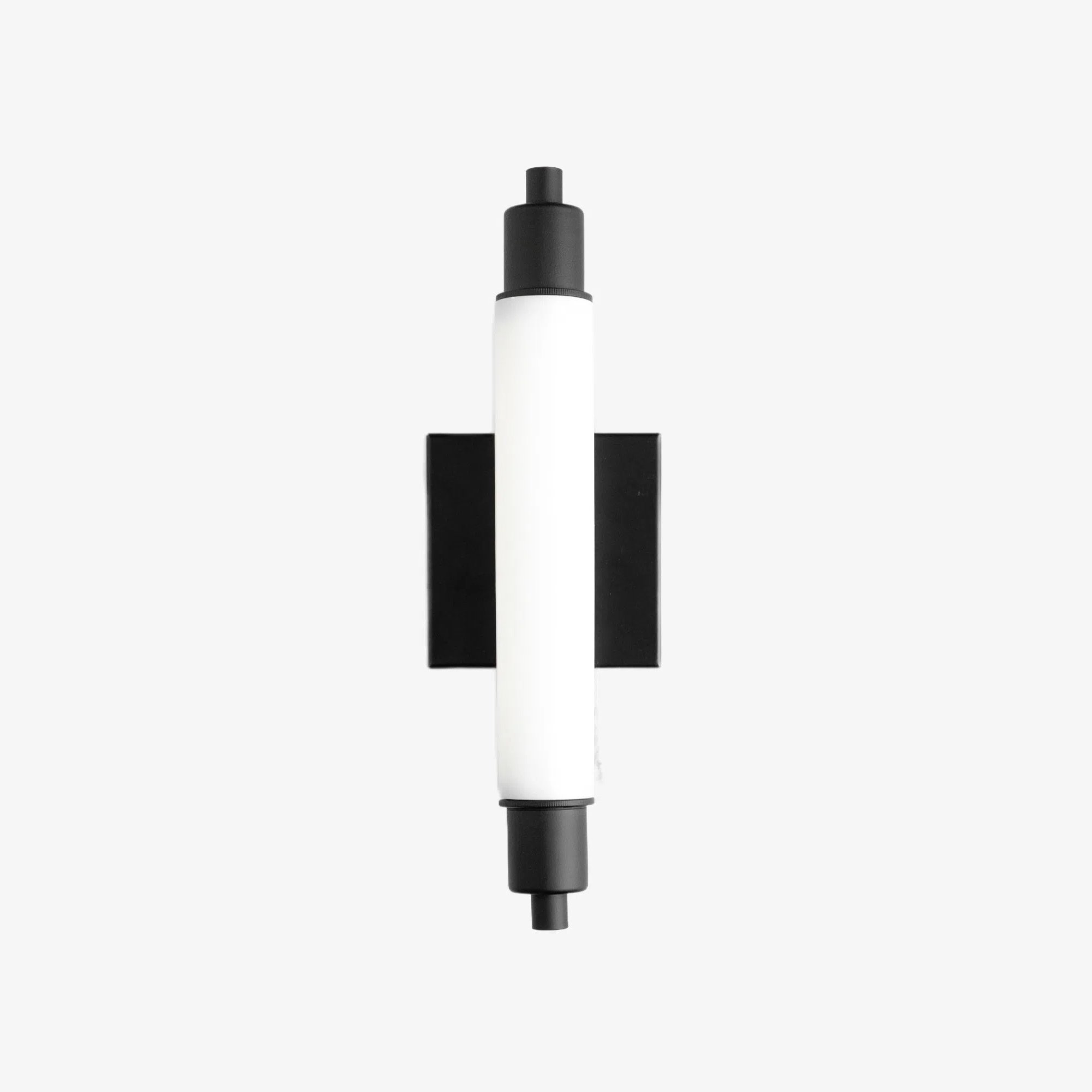 Ornato Luxe Modern Vanity Sconce - Art Deco Wall Light with Cylinder Shade K1520