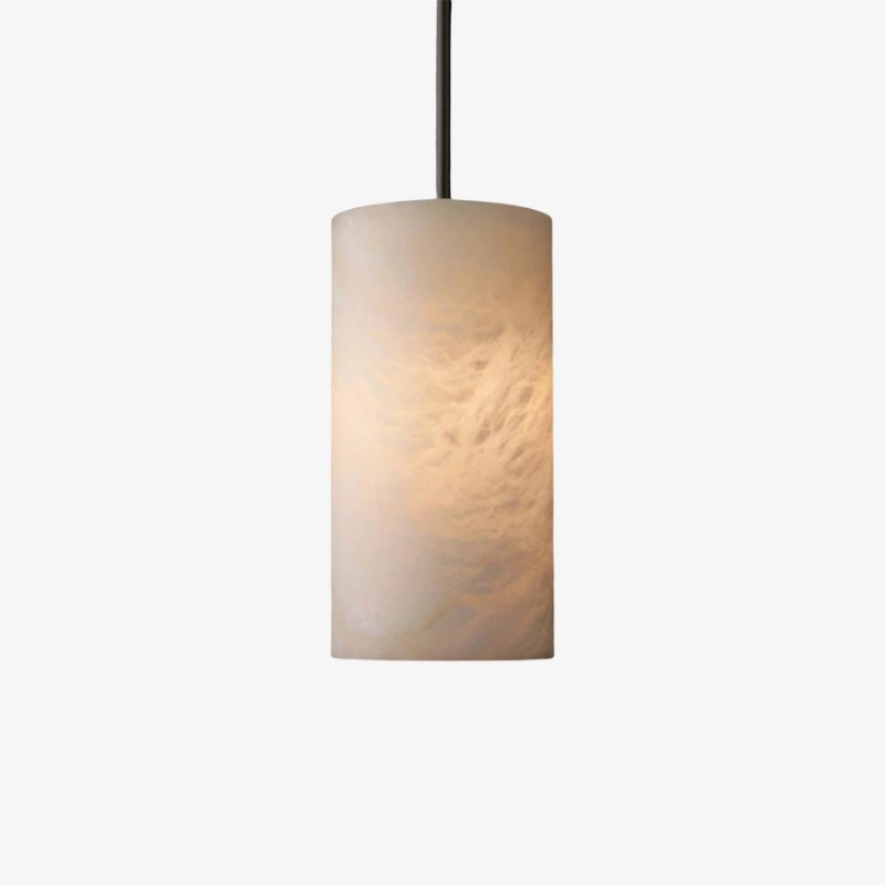 Alabresca Mid Century Alabaster Pendant Light - Multi Heads Hanging Lamp for Kitchen Island K2317
