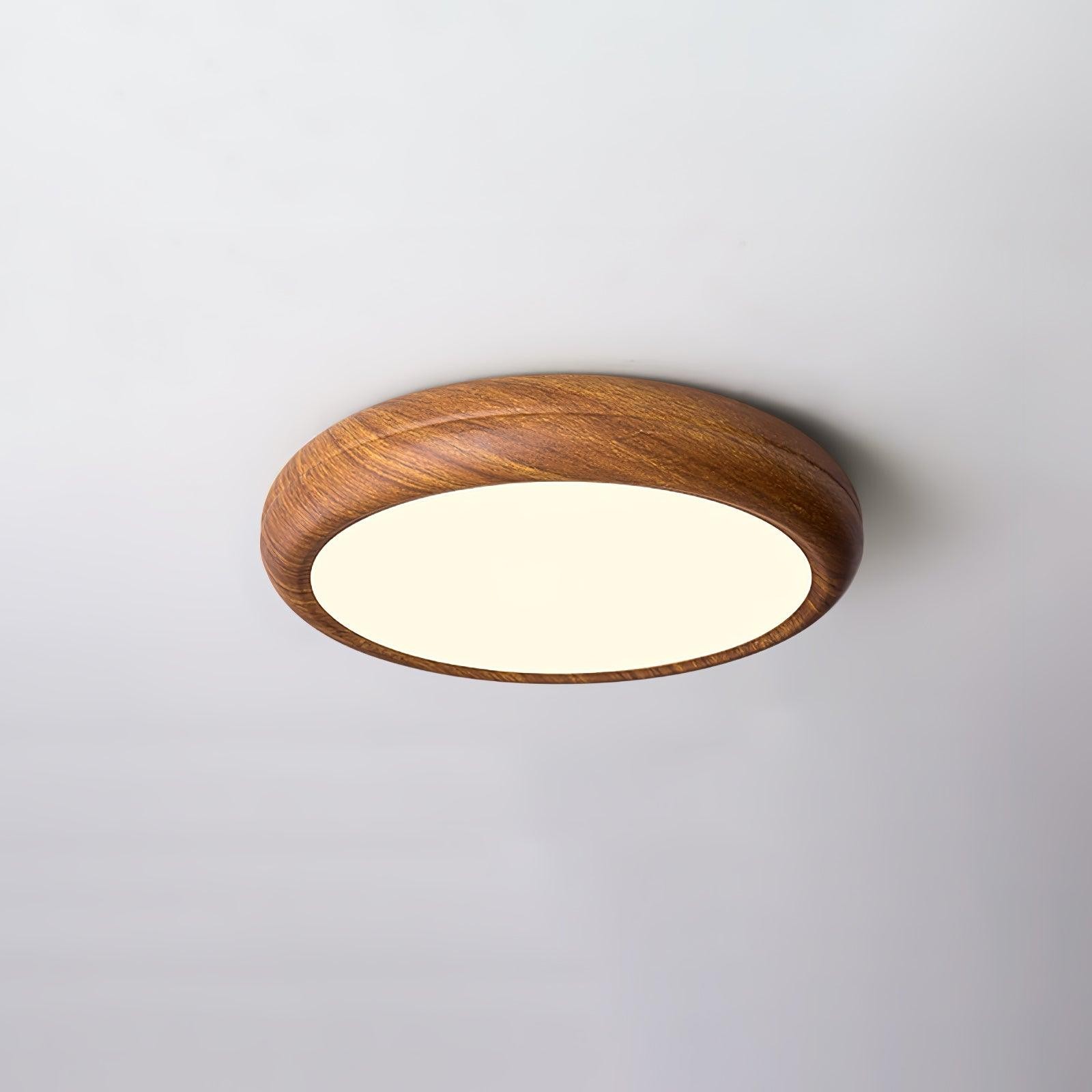 Wood Grain Round Ceiling Lamp K776