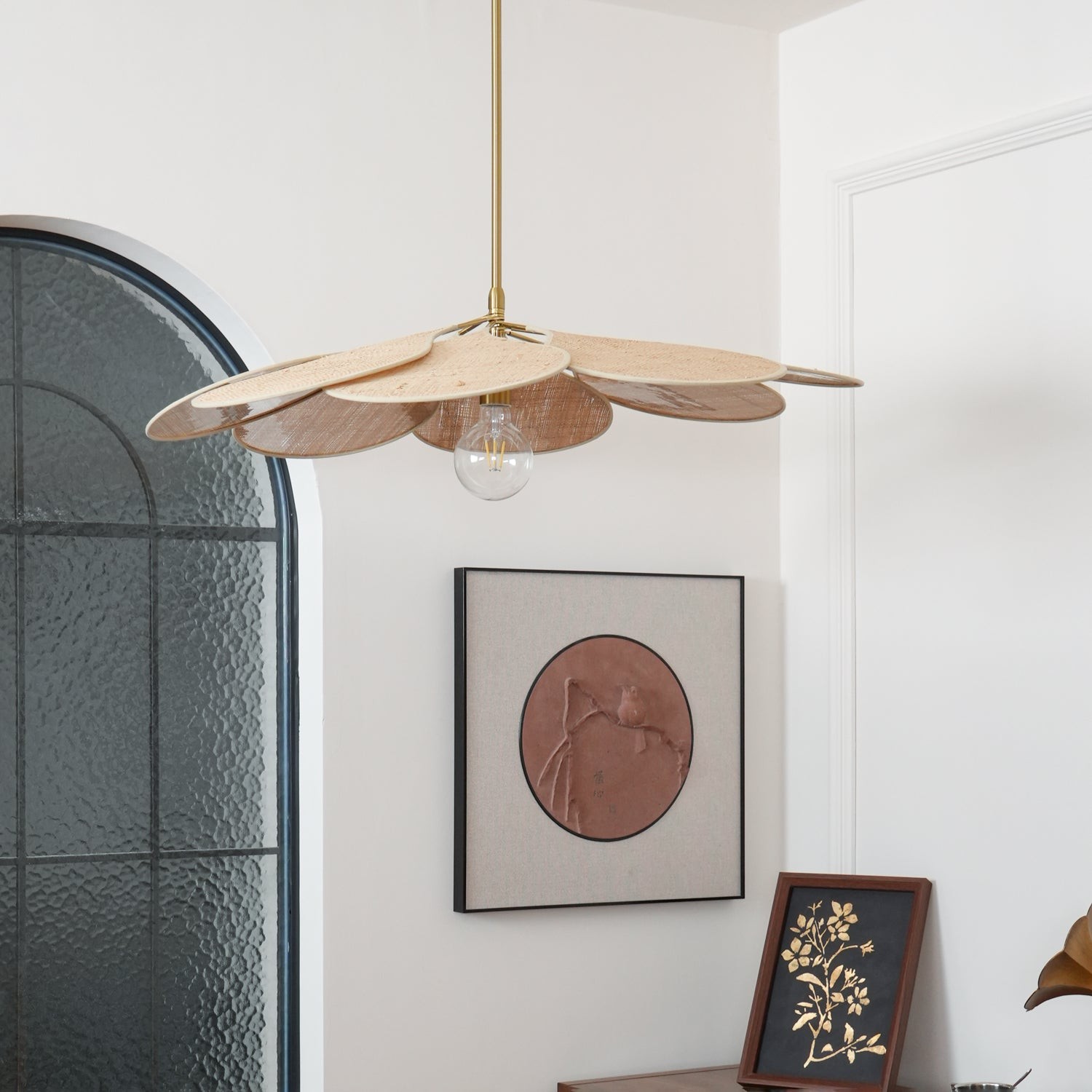 Petals Bloom Rattan Pendant Lamp K588