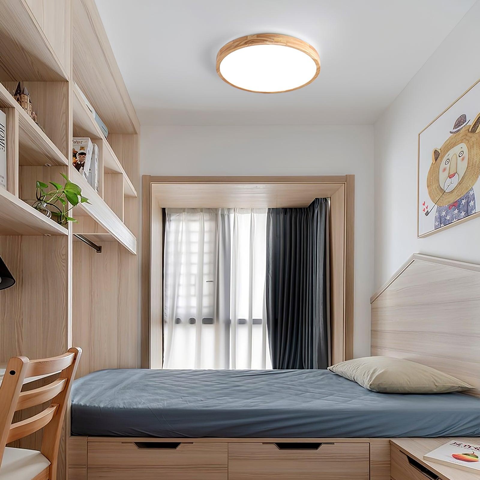 Wooden Geometric Ceiling Light K778