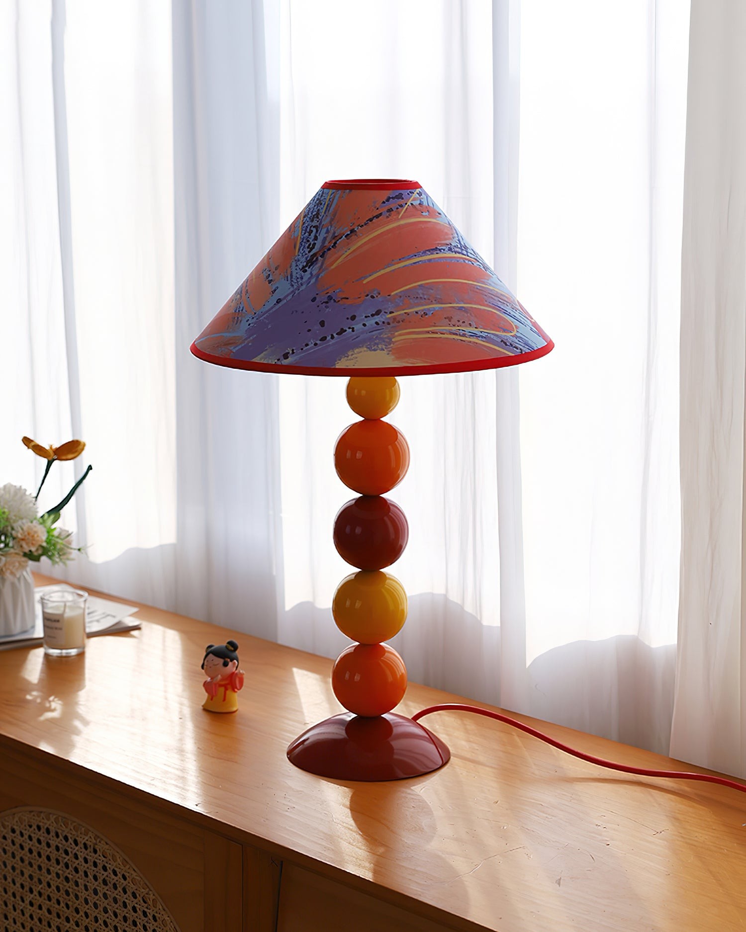 Retro Coloful Stacking Ball Table Lamp K680